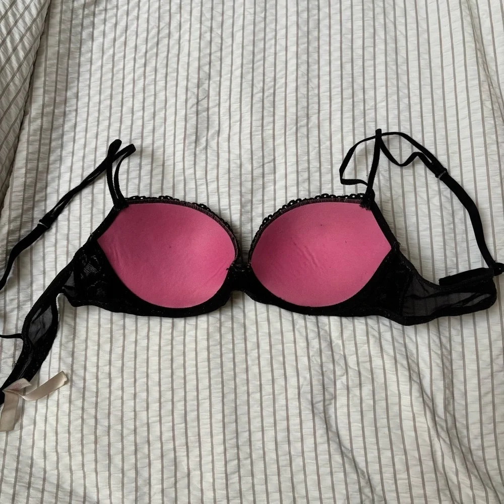 Elegant Black Lace push up Bra